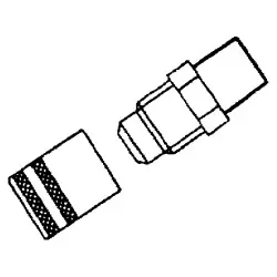 Nippel mit Schraderventil und Schnellverschlusskappe N1